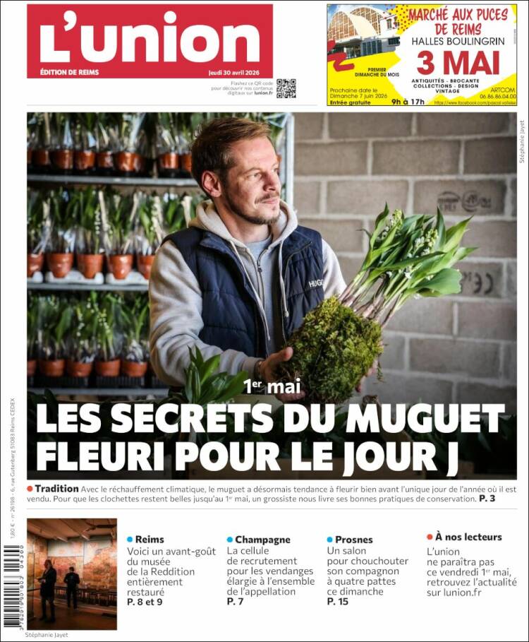 Portada de L'Union (Francia)