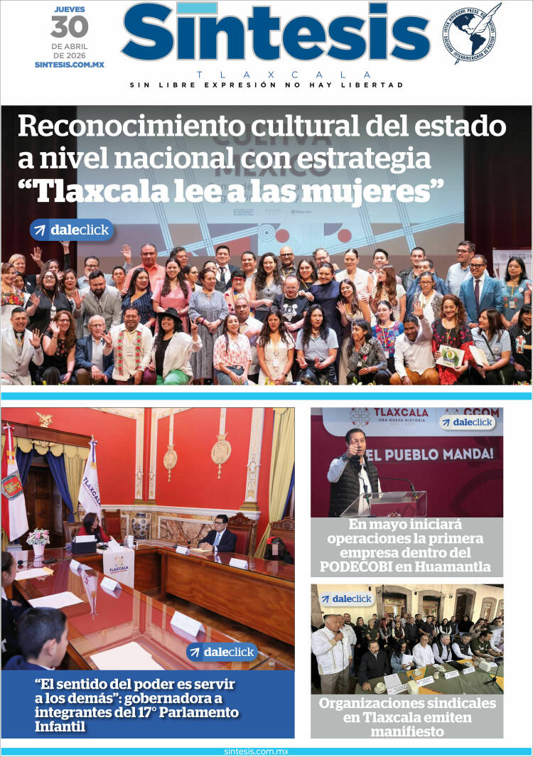 Portada de Síntesis de Tlaxcala (M&eacute;xico)