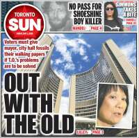 Portada de The Toronto Sun (Canad&aacute;)