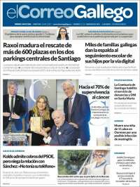 Portada de El Correo Gallego (Espa&ntilde;a)