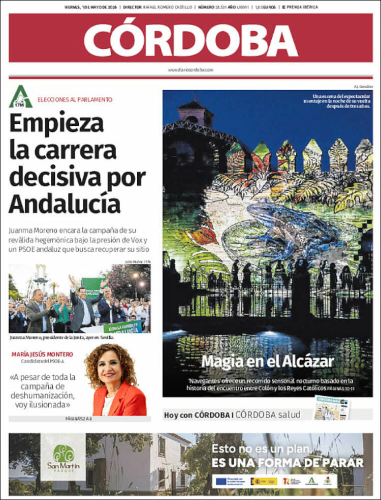 Portada de Diario de Córdoba (Espa&ntilde;a)
