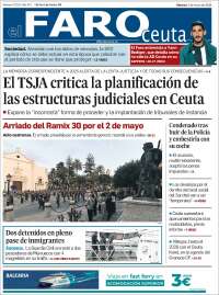 Portada de El Faro de Ceuta (Espa&ntilde;a)