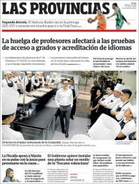 Portada de Las Provincias (Espa&ntilde;a)