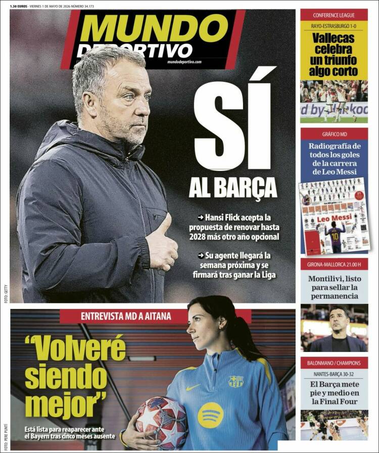 Portada de El Mundo Deportivo (Espa&ntilde;a)