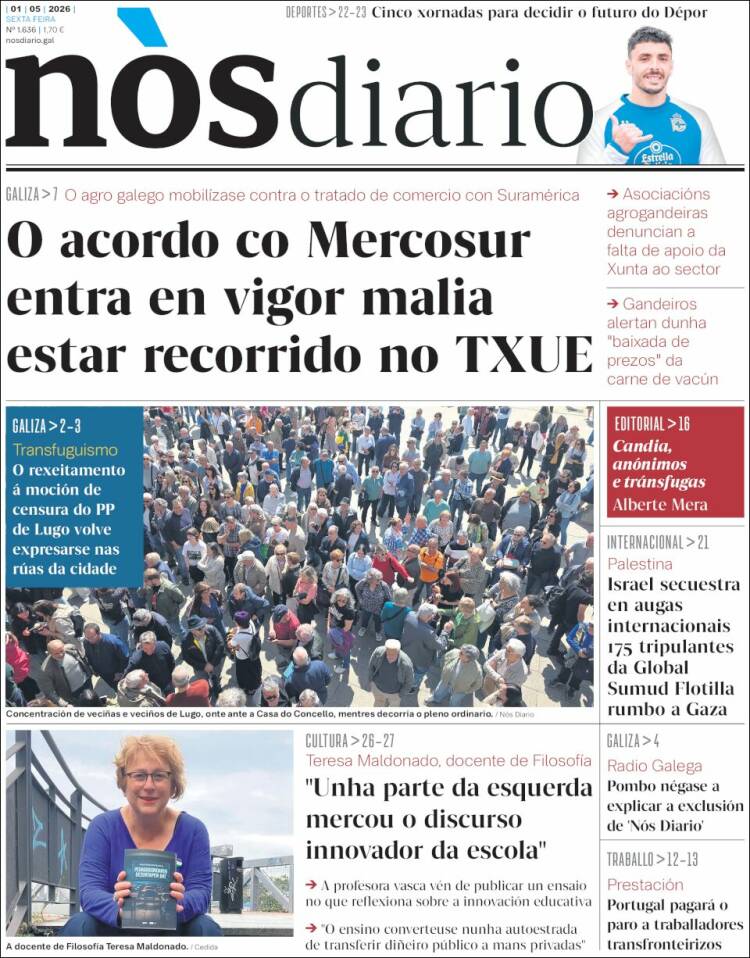 Portada de Nòs Diario (Espa&ntilde;a)