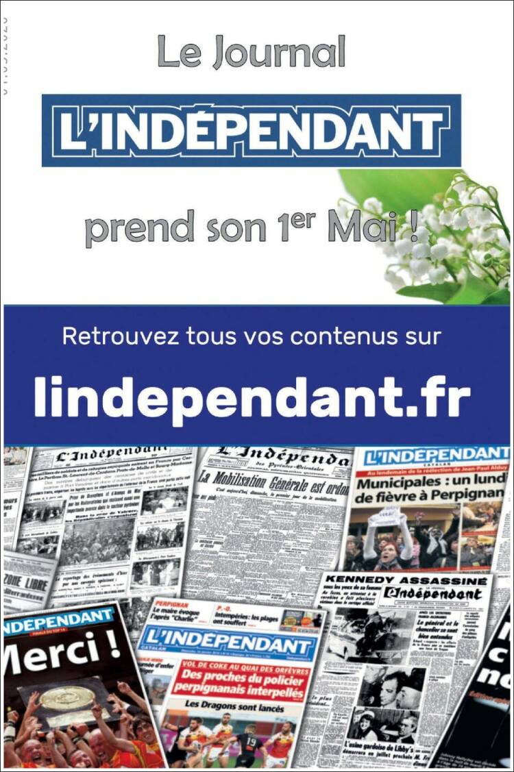 Portada de Le Indépendant (Francia)