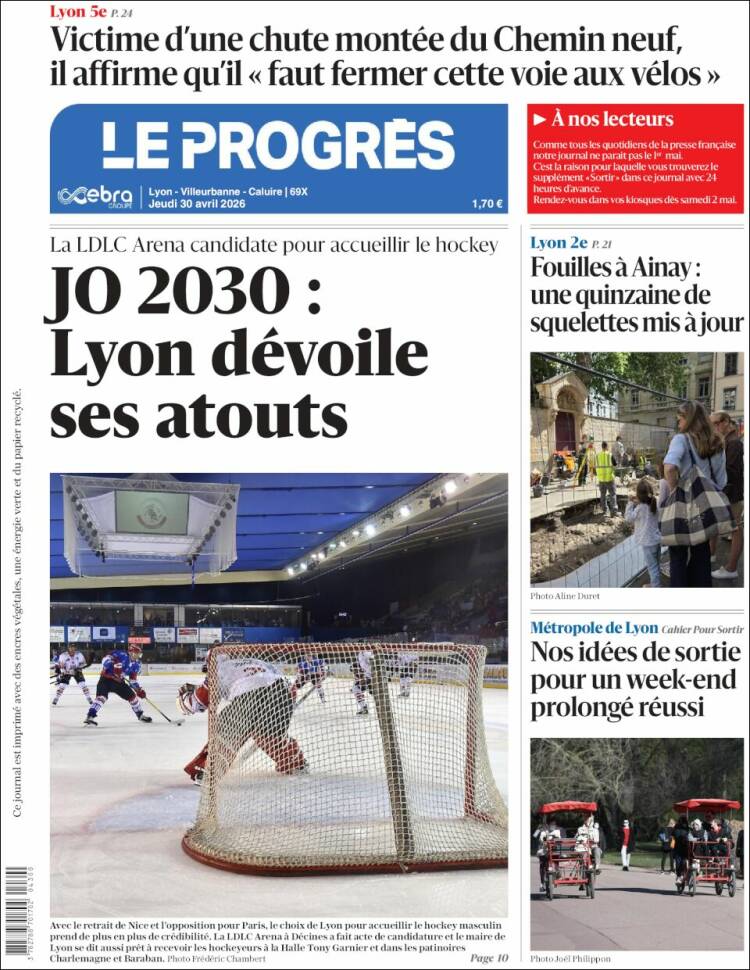 Portada de Progres de Fecamp (Francia)