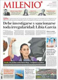 Portada de Milenio de León (M&eacute;xico)