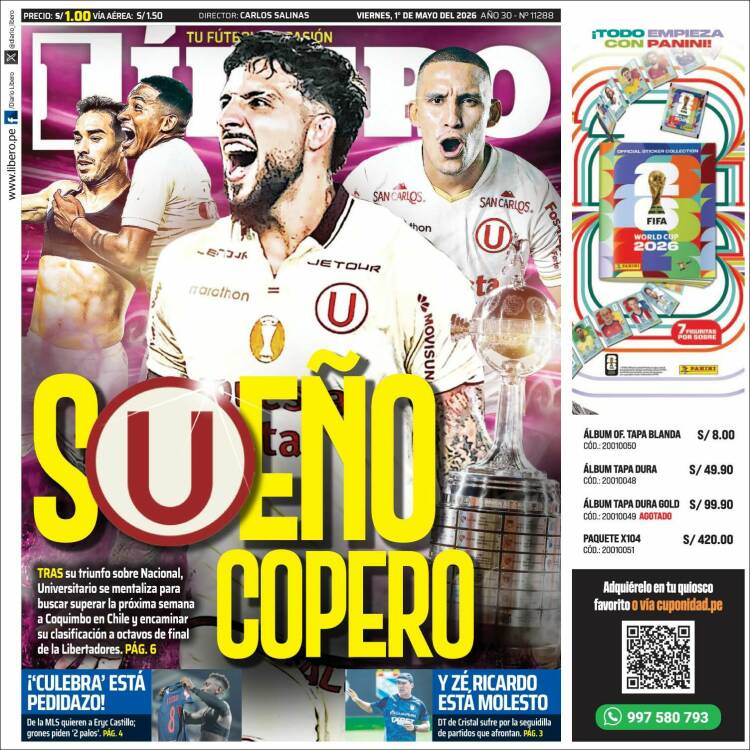 Portada de Líbero (Per&uacute;)
