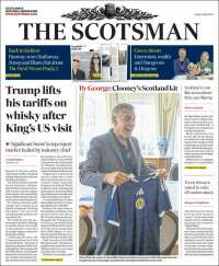 Portada de The Scotsman (Reino Unido)
