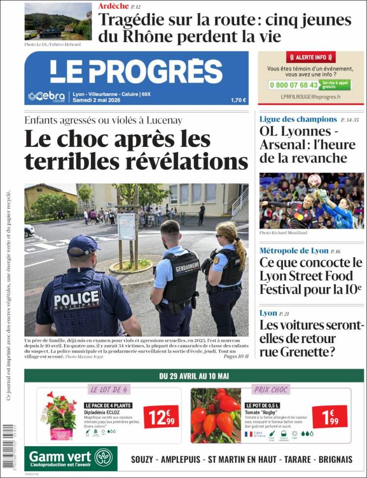 Portada de Progres de Fecamp (Francia)