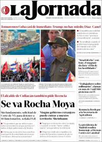 Portada de La Jornada (Mexico)