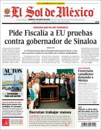 Portada de El Sol de México (Mexico)