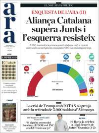 Portada de Ara (Spain)