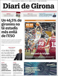 Portada de Diari de Girona (Spain)