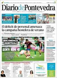 Portada de Diario de Pontevedra (Spain)