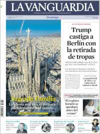 Portada de La Vanguardia (Spain)
