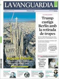 Portada de La Vanguardia (Spain)