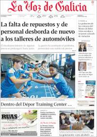 Portada de La Voz de Galicia (Spain)