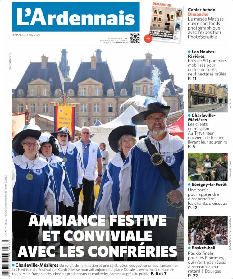Portada de L'Ardenais (Francia)