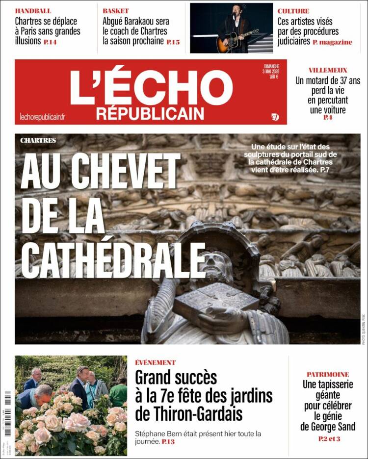 Portada de L'Echo Républicain (Francia)
