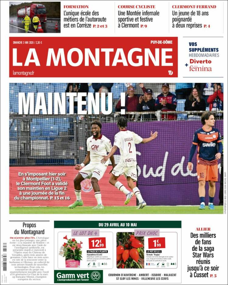 Portada de La Montagne (France)