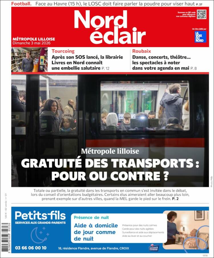 Portada de Nord Éclair (Francia)