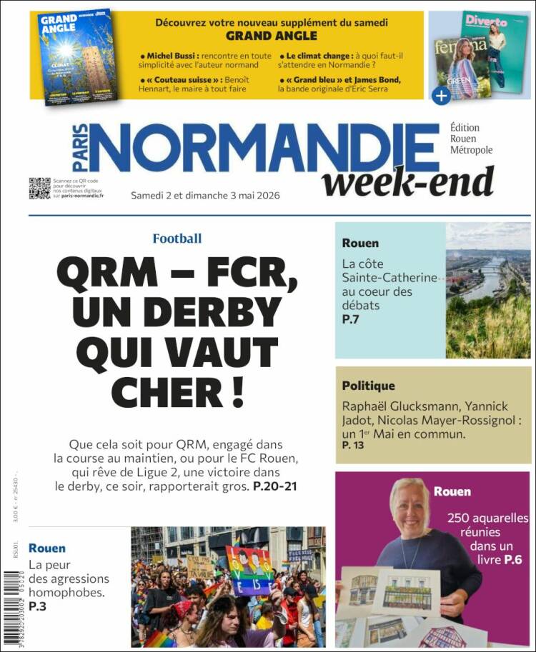 Portada de Paris Normandie (Francia)
