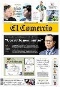 Portada de El Comercio (Peru)
