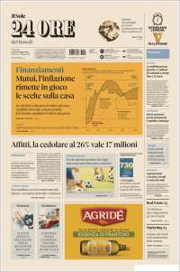 Portada de Il Sole 24 ORE (Italia)