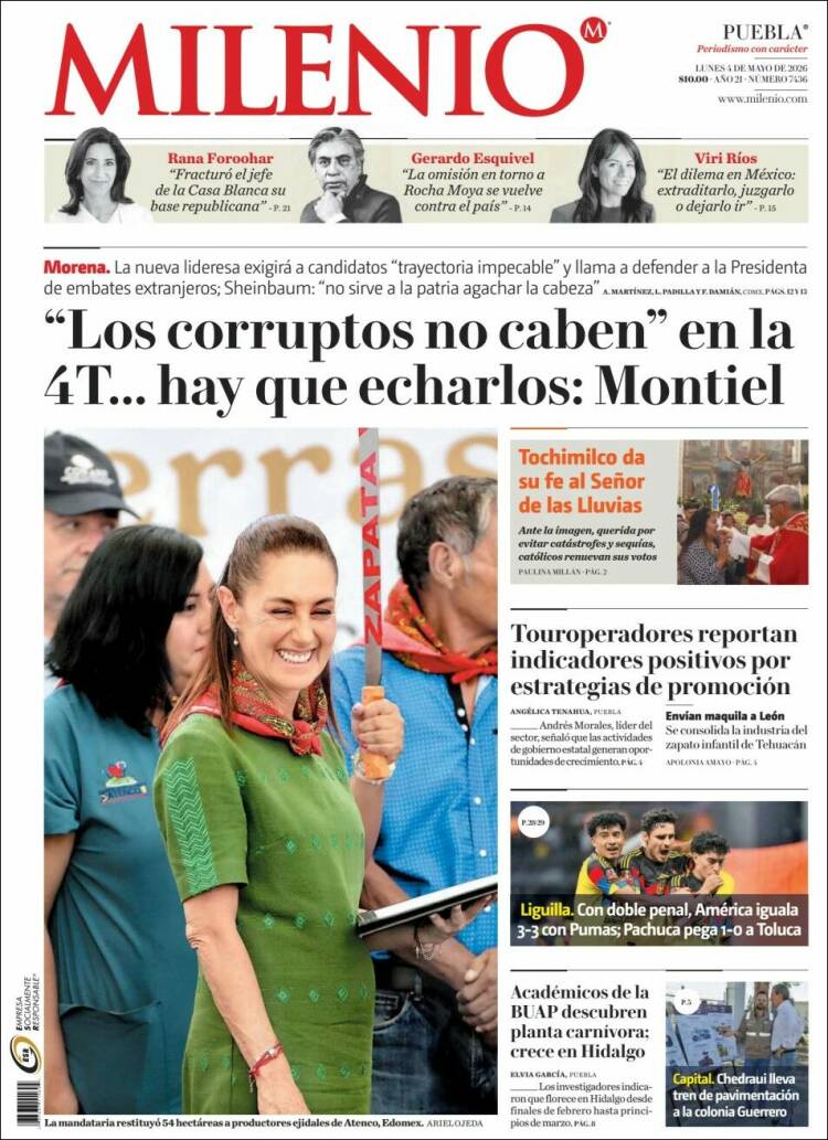 Portada de Milenio de Puebla (M&eacute;xico)