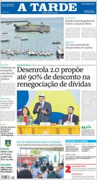 Portada de Diário A Tarde (Brasil)