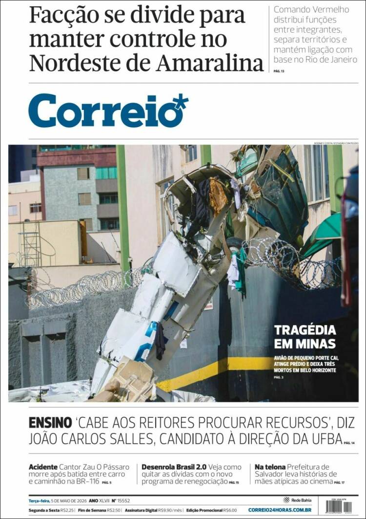 Portada de Correio* (Brasil)