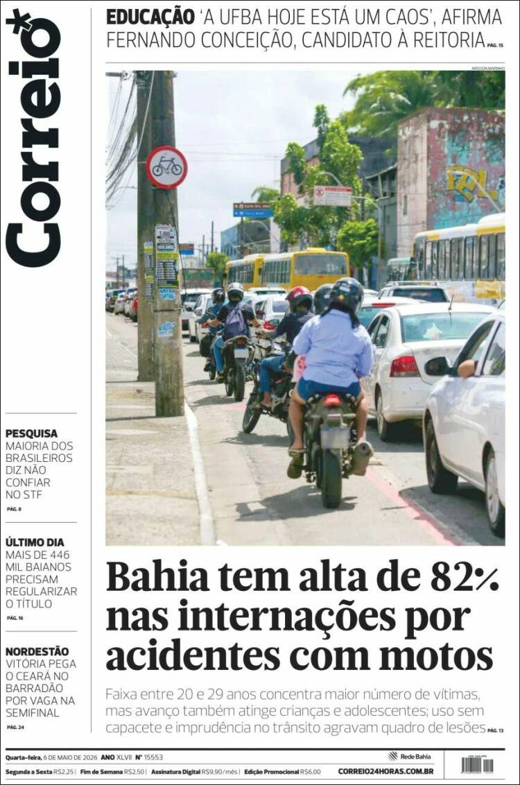 Portada de Correio* (Brasil)