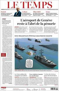 Portada de Le Matin (Suisse)