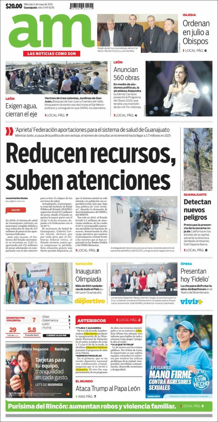 Portada de Al Día A.M. (M&eacute;xico)