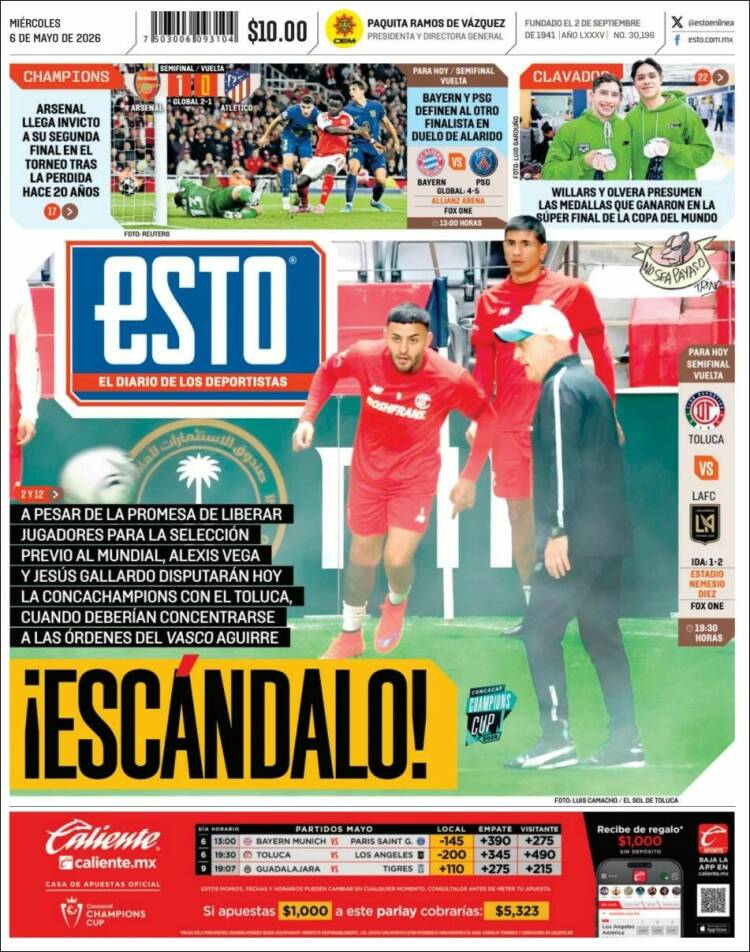 Portada de Esto (M&eacute;xico)