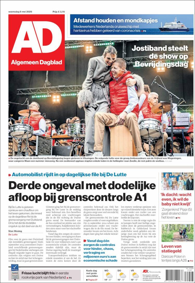 Portada de AD (Pa&iacute;ses Bajos)