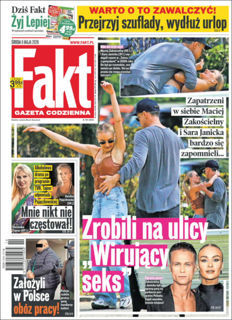 Portada de Fakt (Polonia)