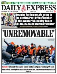 Portada de Daily Express (United Kingdom)