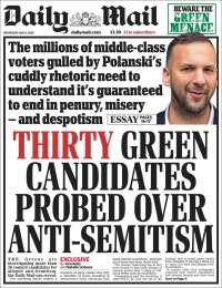 Portada de Daily Mail (United Kingdom)