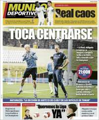 Portada de Mundo Deportivo Gipuzkoa (Espagne)