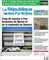 Portada de La République des Pyrénées (France)