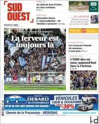 Portada de Sud Ouest (France)