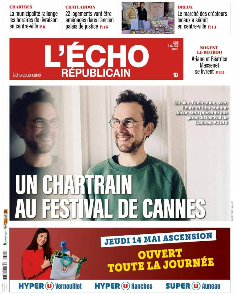 Portada de L'Echo Républicain (France)