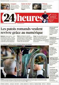 Portada de 24 Heures (Switzerland)