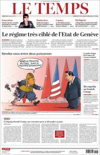 Portada de Le Matin (Switzerland)