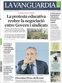 Portada de La Vanguardia (Spain)