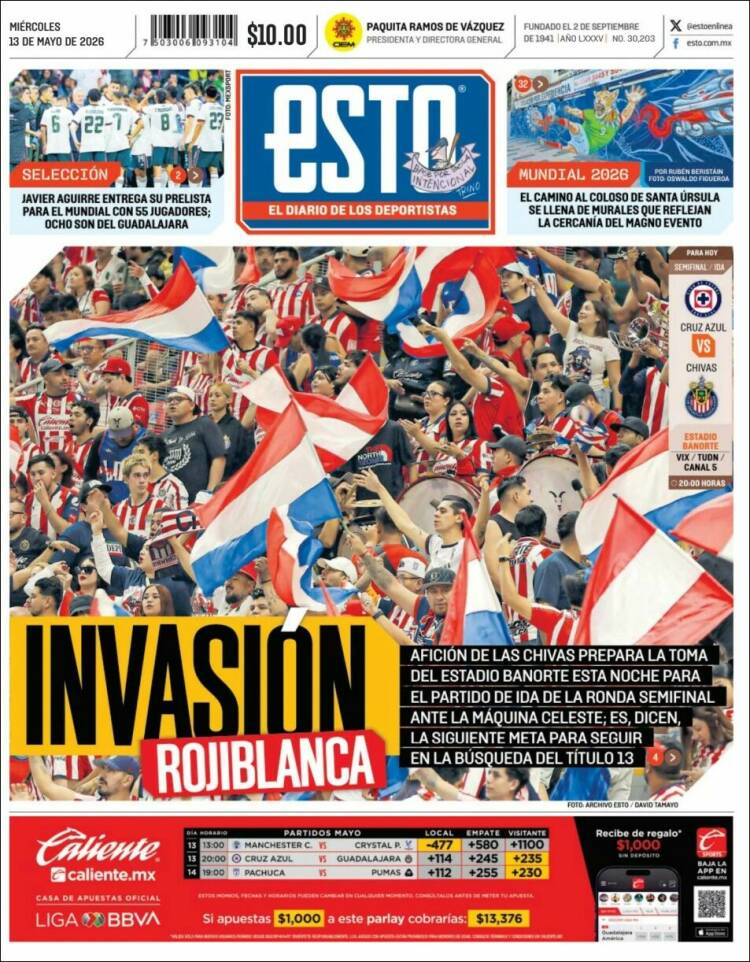 Portada de Esto (M&eacute;xico)