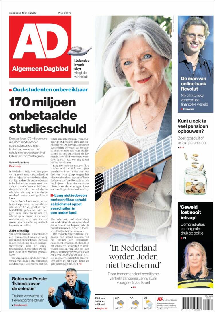 Portada de AD (Pays-Bas)